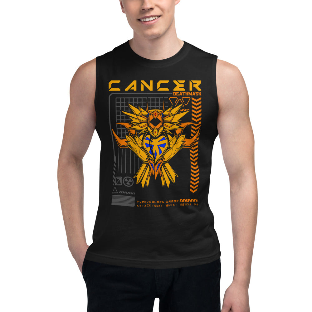 Sin Mangas Cancer Deathmask - Modelo masculino