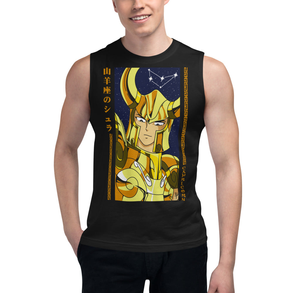Sin Mangas Capricorn Shura Banner - Modelo masculino