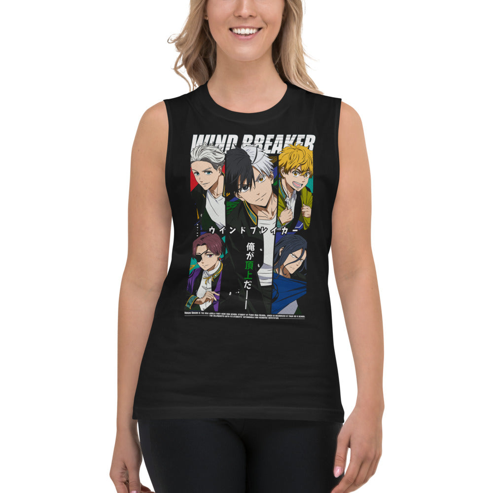 Sin Mangas Wind Breaker Team - Modelo