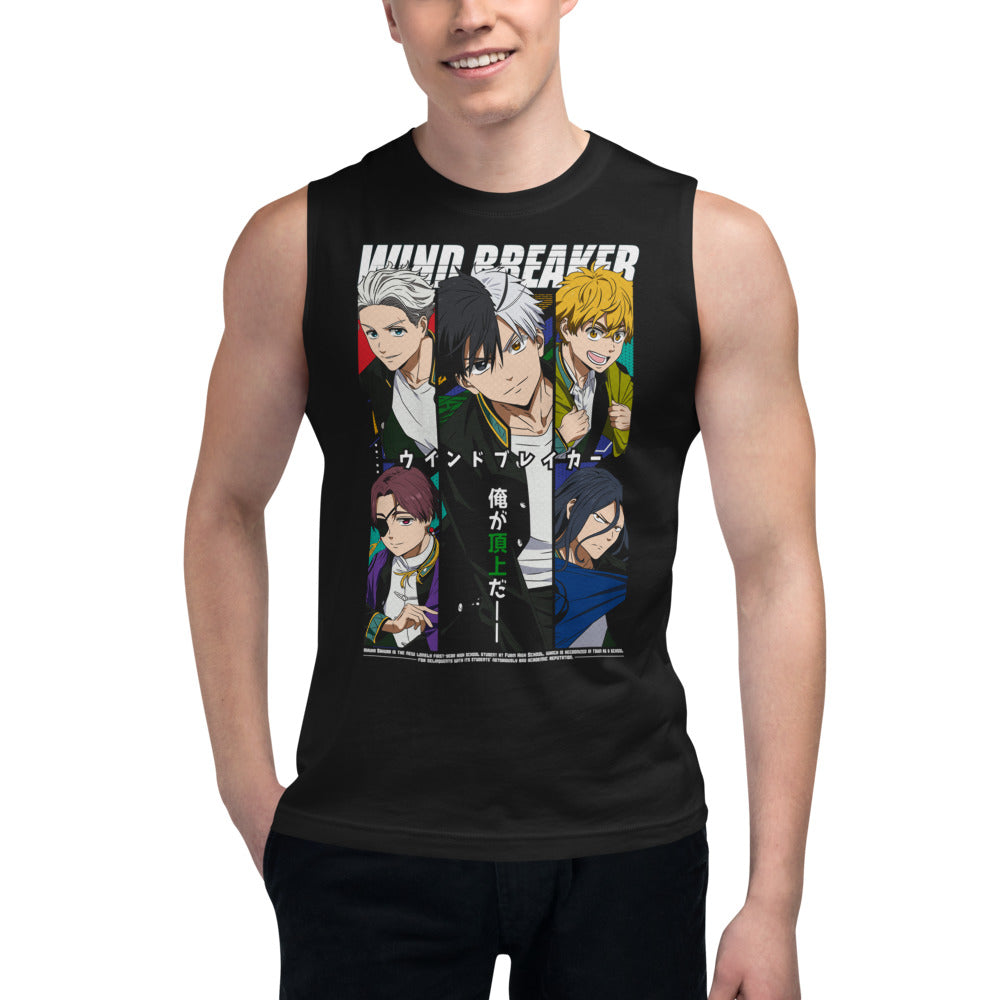 Sin Mangas Wind Breaker Team - Modelo masculino