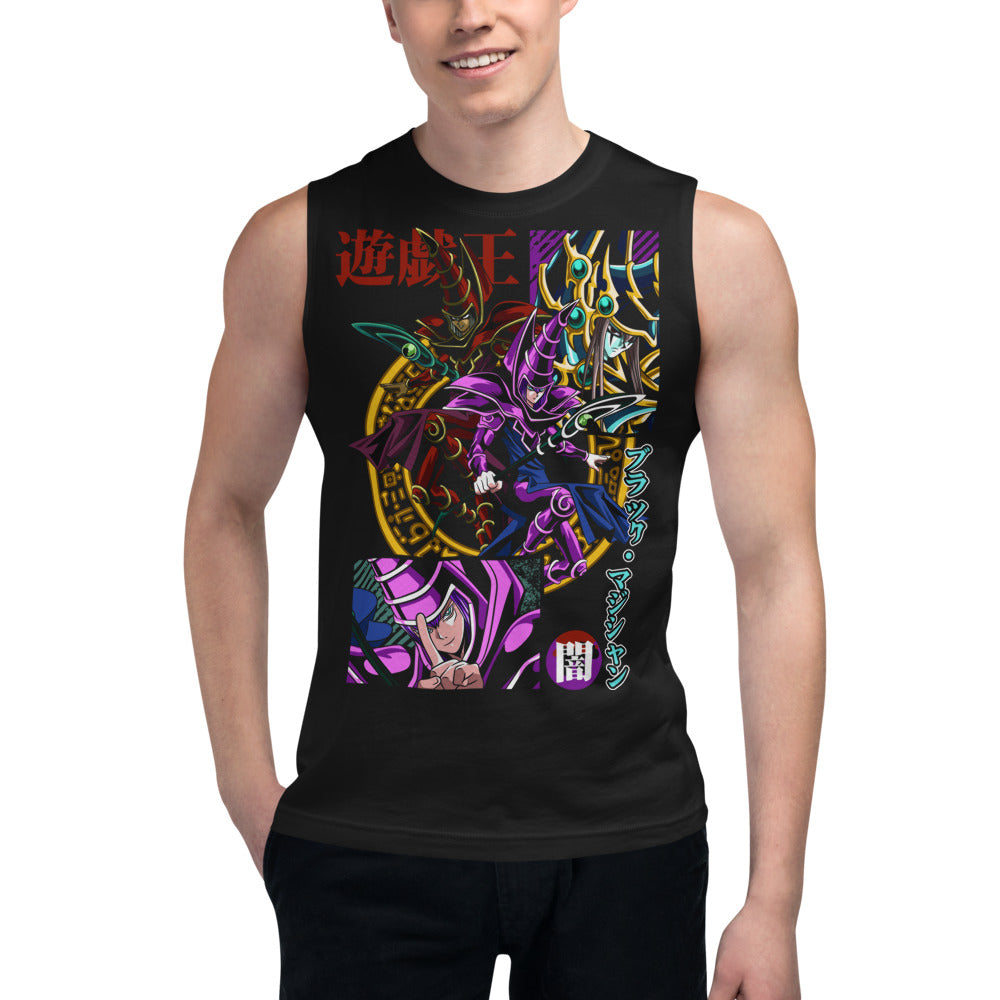 Sin Mangas Yu Gi Oh Dark Magician - Modelo masculino