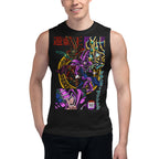 Sin Mangas Yu Gi Oh Dark Magician - Modelo masculino