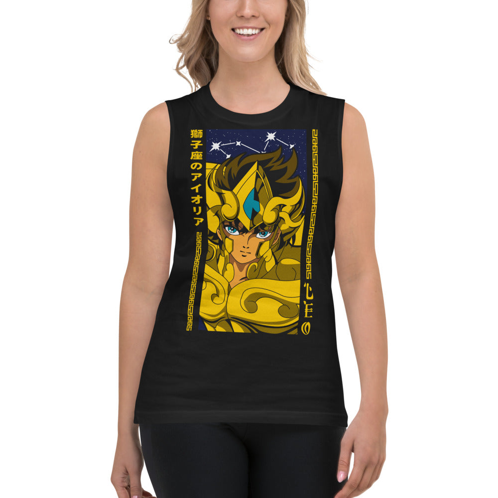 Sin Mangas Leo Aioria Banner - Modelo