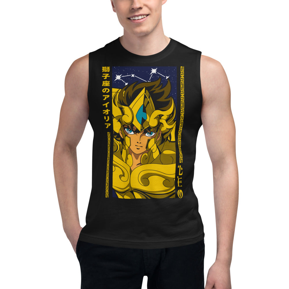Sin Mangas Leo Aioria Banner - Modelo masculino