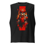 Sin Mangas Super Mario Red Grunge Art - Frente