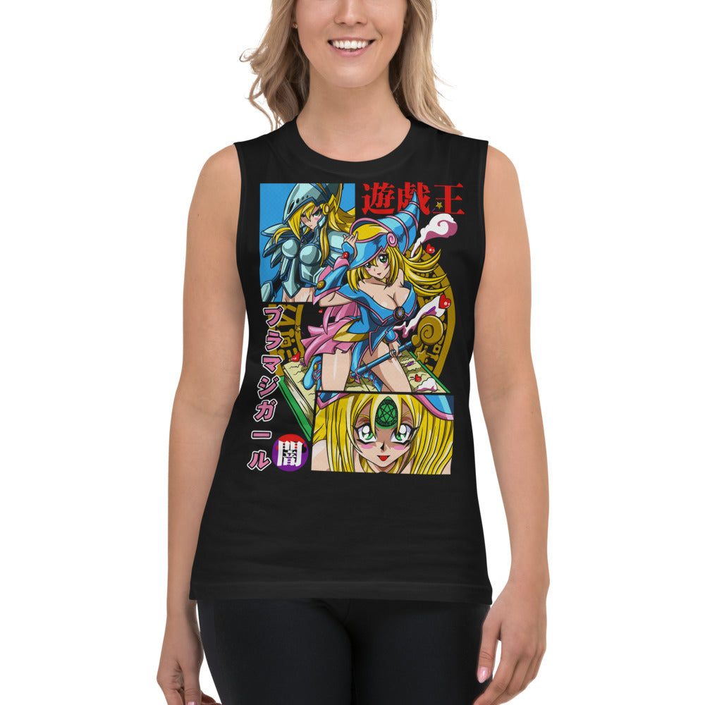 Sin Mangas Yu Gi Oh Dark Magician Girl - Modelo