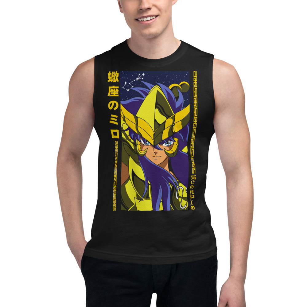 Sin Mangas Scorpio Milo Banner - Modelo masculino