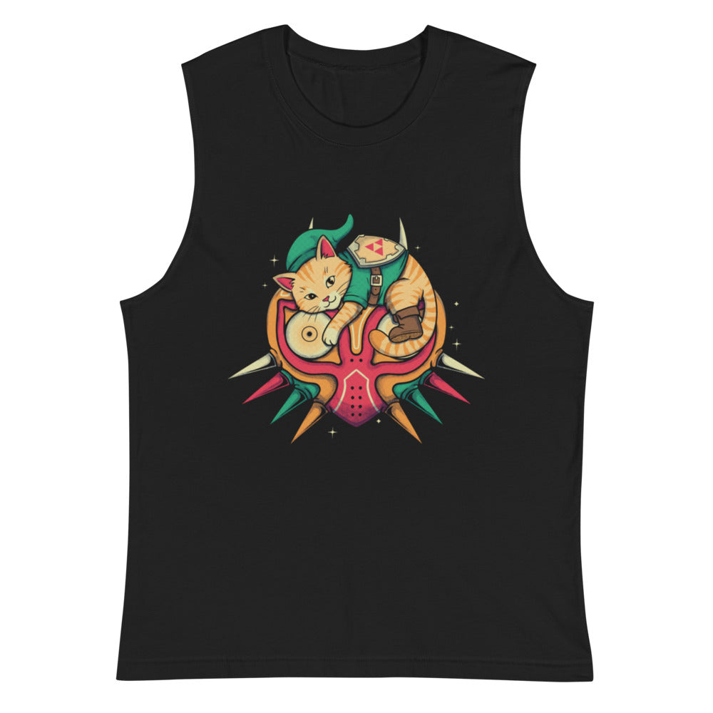 Sin Mangas Zelda Majoras Mask Cat - Plano