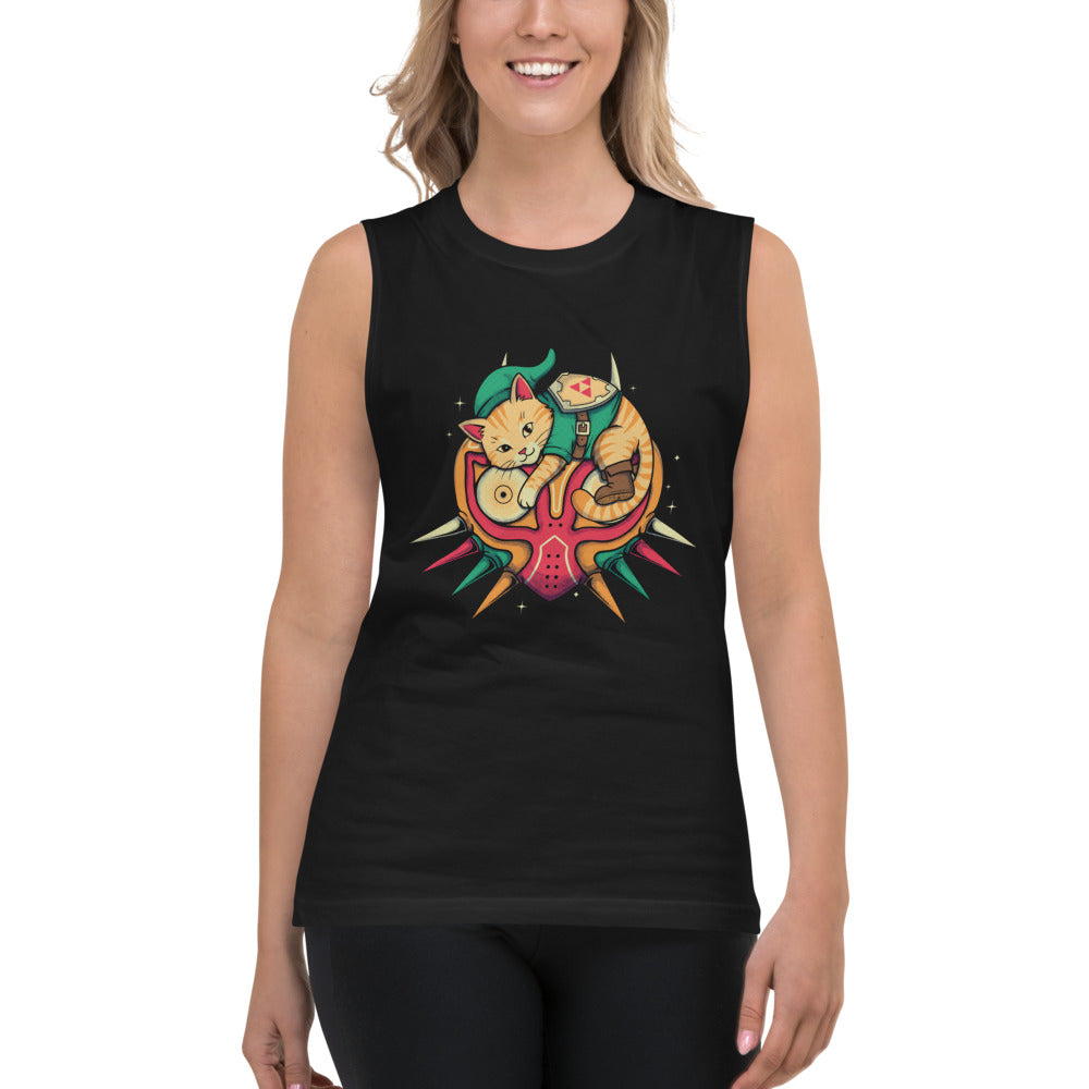 Sin Mangas Zelda Majoras Mask Cat - Modelo