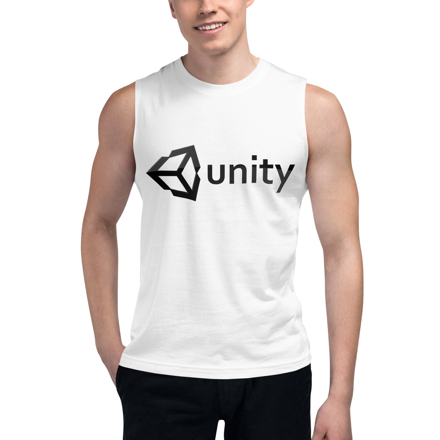 Camiseta sin Mangas unity , Disponible en la mejor tienda online para comprar tu merch favorita, la mejor Calidad, compra Ahora en Algoritmo! 