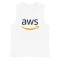 Camiseta sin Mangas AWS White , Disponible en la mejor tienda online para comprar tu merch favorita, la mejor Calidad, compra Ahora en Algoritmo! 
