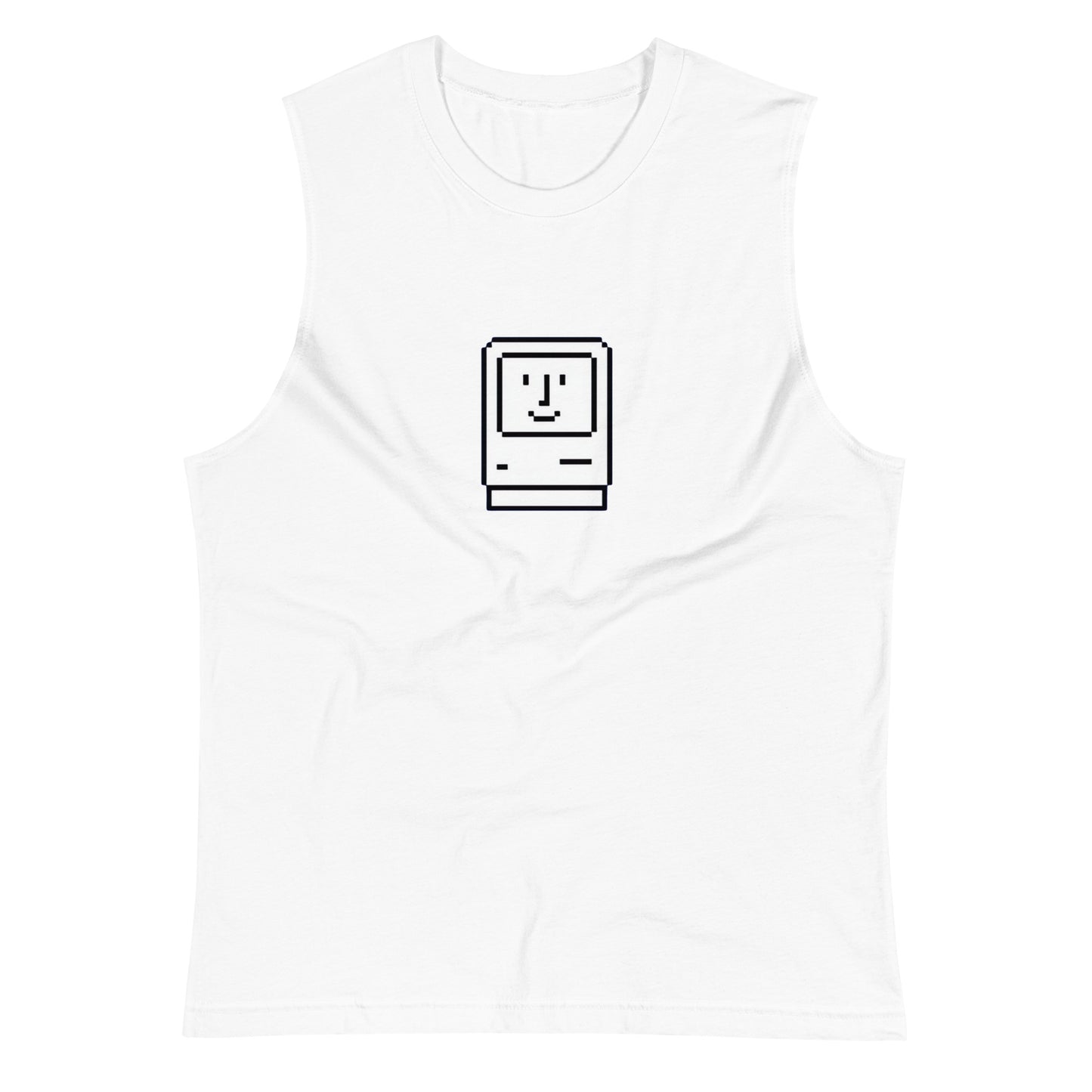 Camiseta sin Mangas Happy Mac , Disponible en la mejor tienda online para comprar tu merch favorita, la mejor Calidad, compra Ahora en Algoritmo! 