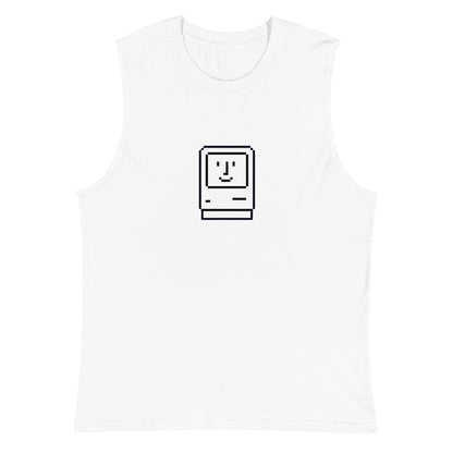 Camiseta sin Mangas Happy Mac , Disponible en la mejor tienda online para comprar tu merch favorita, la mejor Calidad, compra Ahora en Algoritmo! 