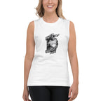 Camiseta sin mangas First Apple Apple — detalle del estampado