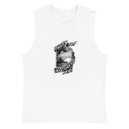 Camiseta sin mangas First Apple Apple — modelo con la prenda