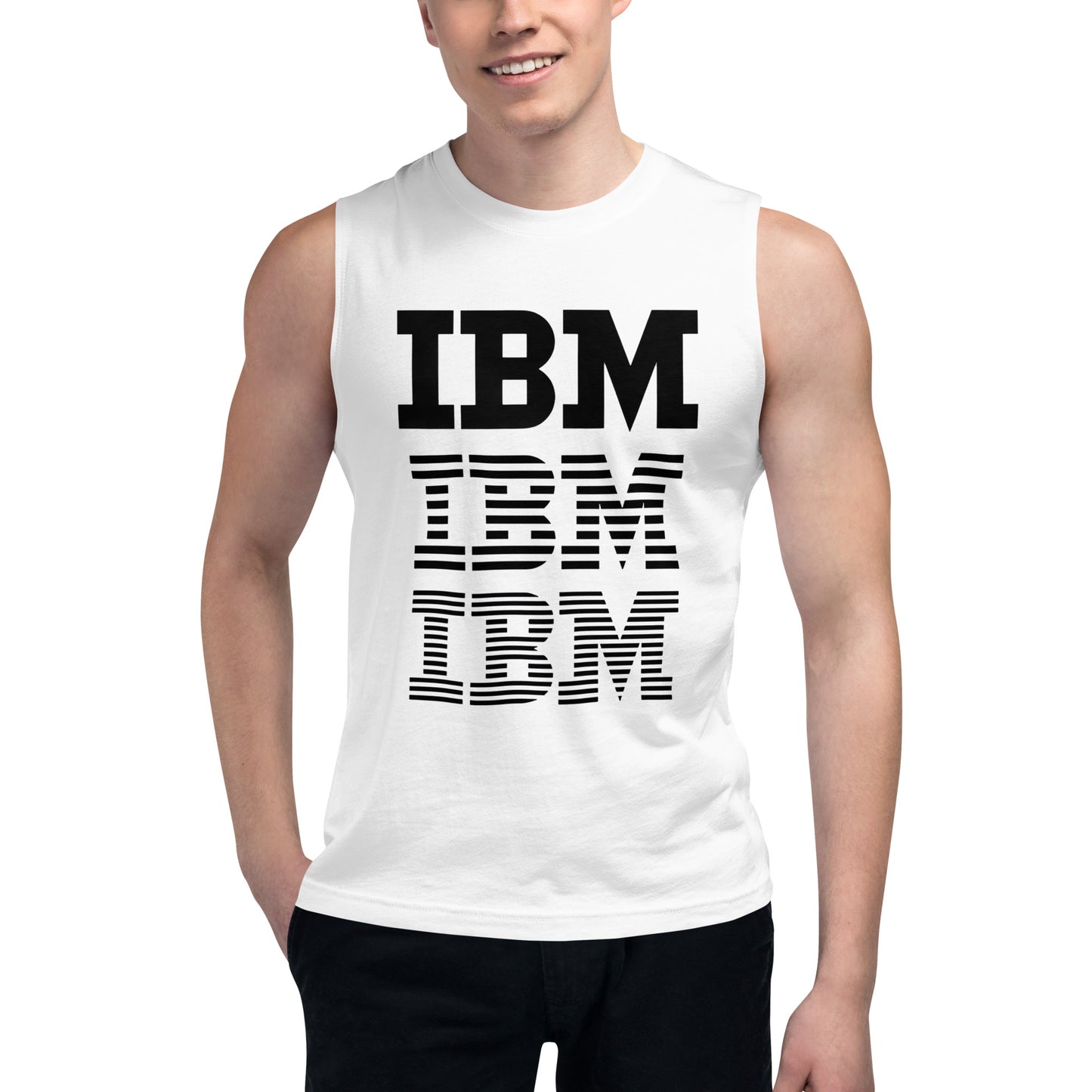 Camiseta sin Mangas IBM Marc , Disponible en la mejor tienda online para comprar tu merch favorita, la mejor Calidad, compra Ahora en Algoritmo! 