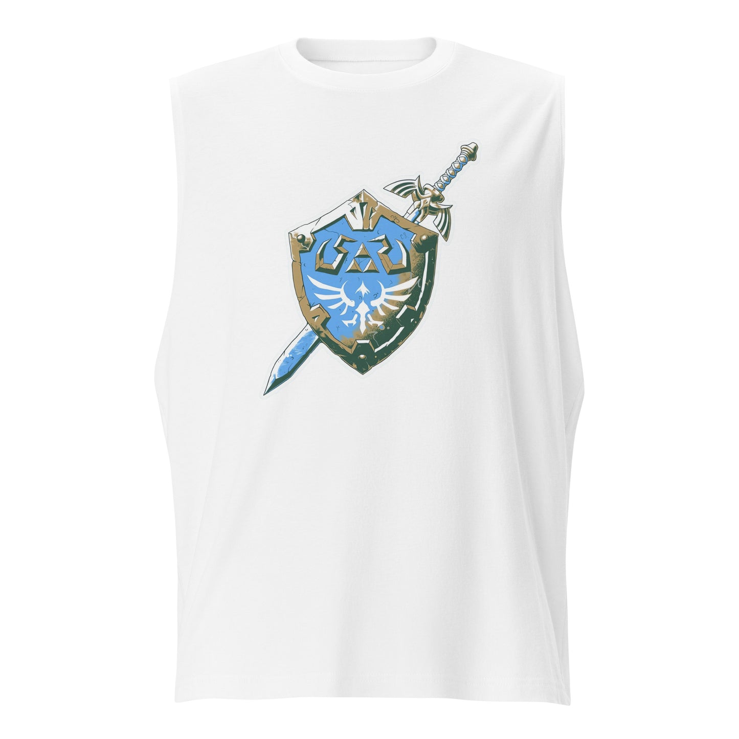 Camiseta sin Mangas Zelda Shield, Disponible en la mejor tienda online para comprar tu merch favorita, la mejor Calidad, compra Ahora! 