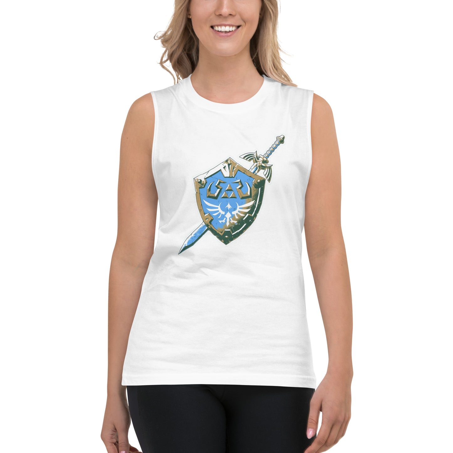 Camiseta sin Mangas Zelda Shield, Disponible en la mejor tienda online para comprar tu merch favorita, la mejor Calidad, compra Ahora! 