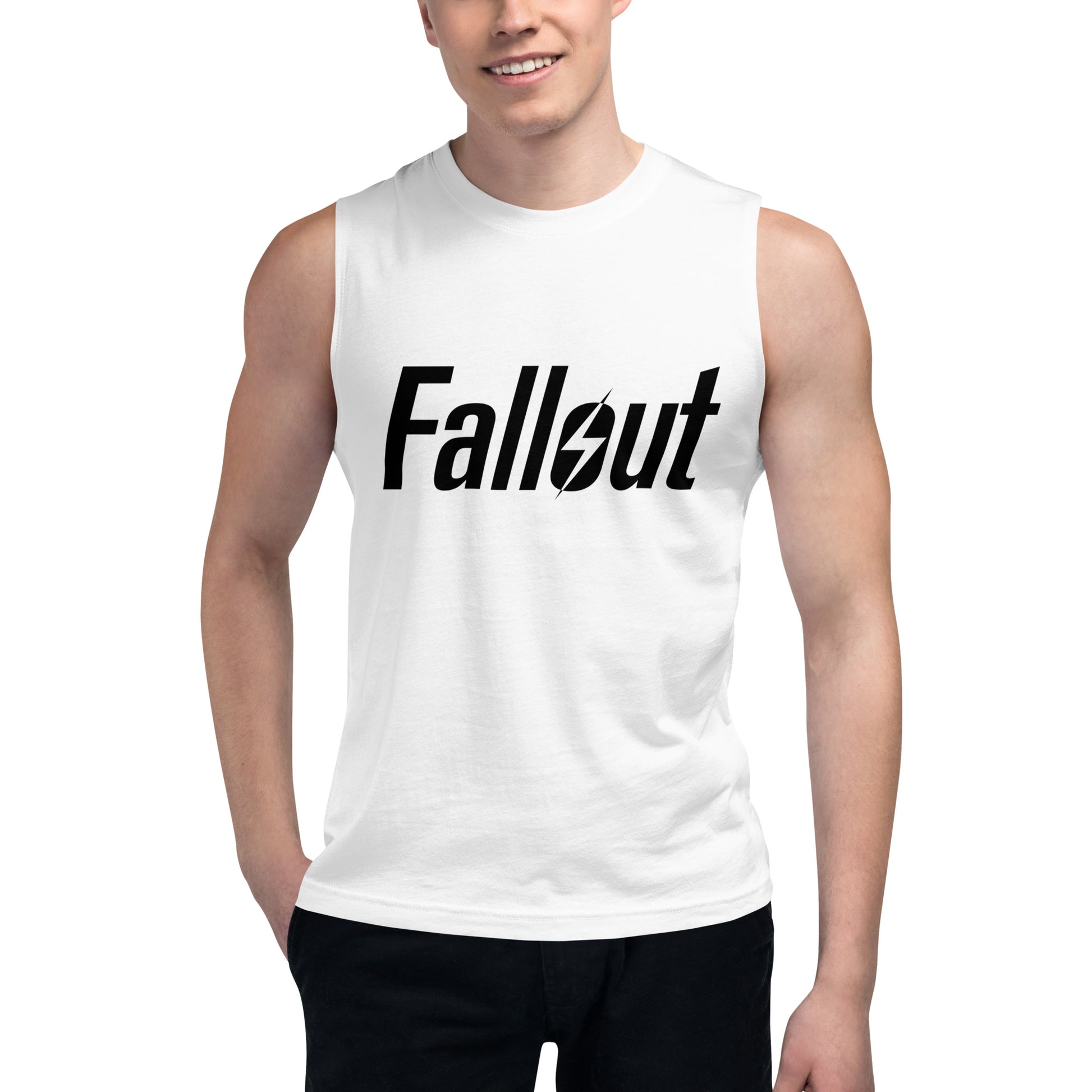 Playera Sin Mangas Fallout Game , Disponible en la mejor tienda online para comprar tu merch favorita, la mejor Calidad, compra Ahora en Algoritmo! 