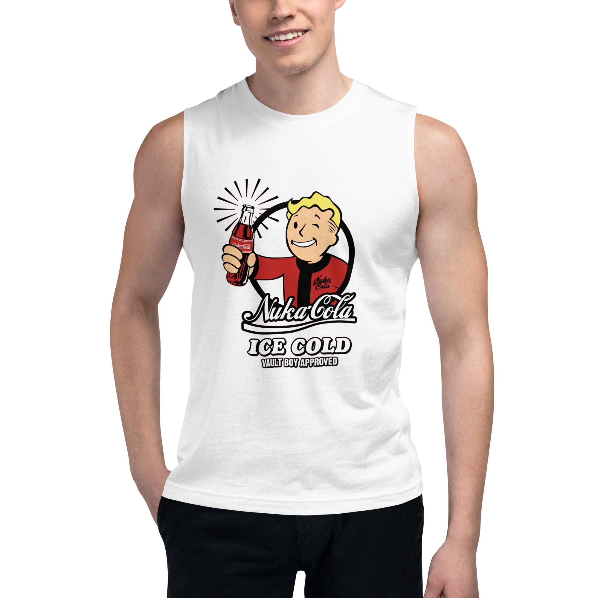 Playera Sin Mangas ICE COLD , Disponible en la mejor tienda online para comprar tu merch favorita, la mejor Calidad, compra Ahora en Algoritmo! 