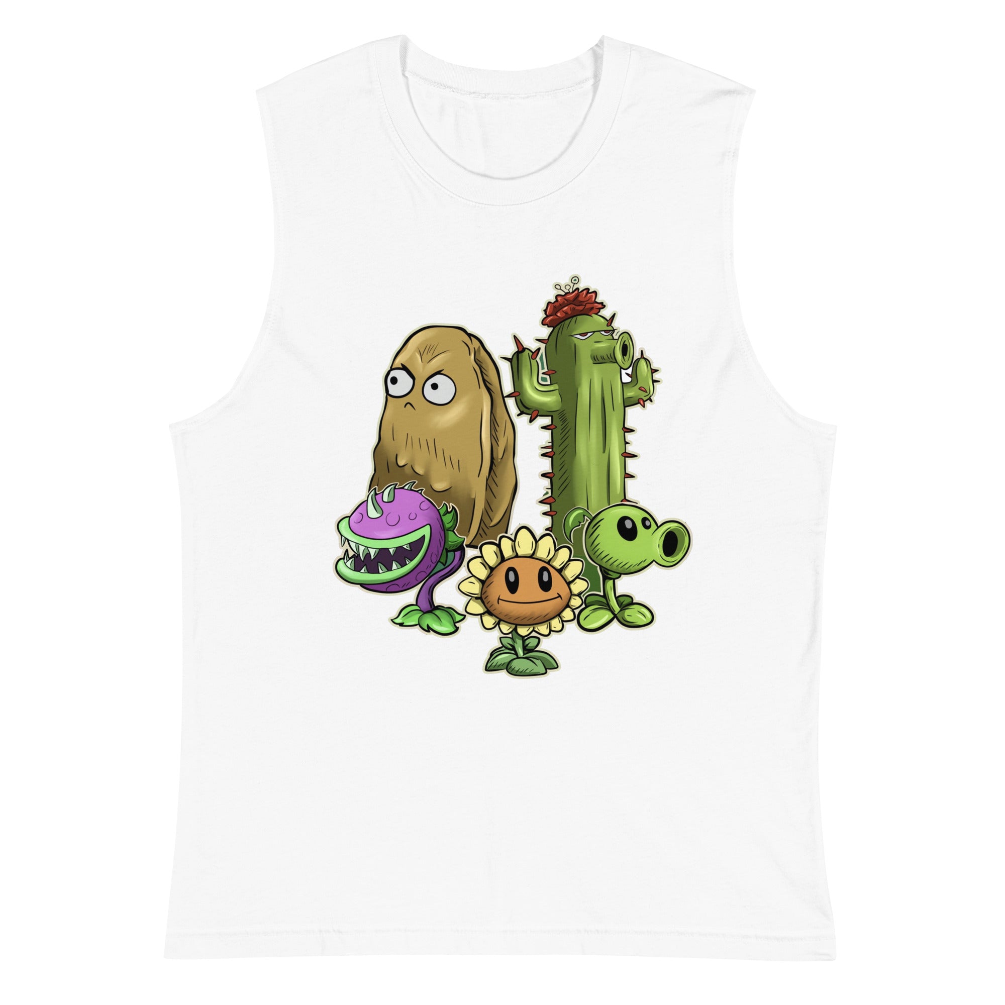 Camiseta sin mangas Plantas Contra Zombies, en la mejor tienda online para comprar tus artículos favoritos, la mejor Calidad, compra en Algoritmo! 