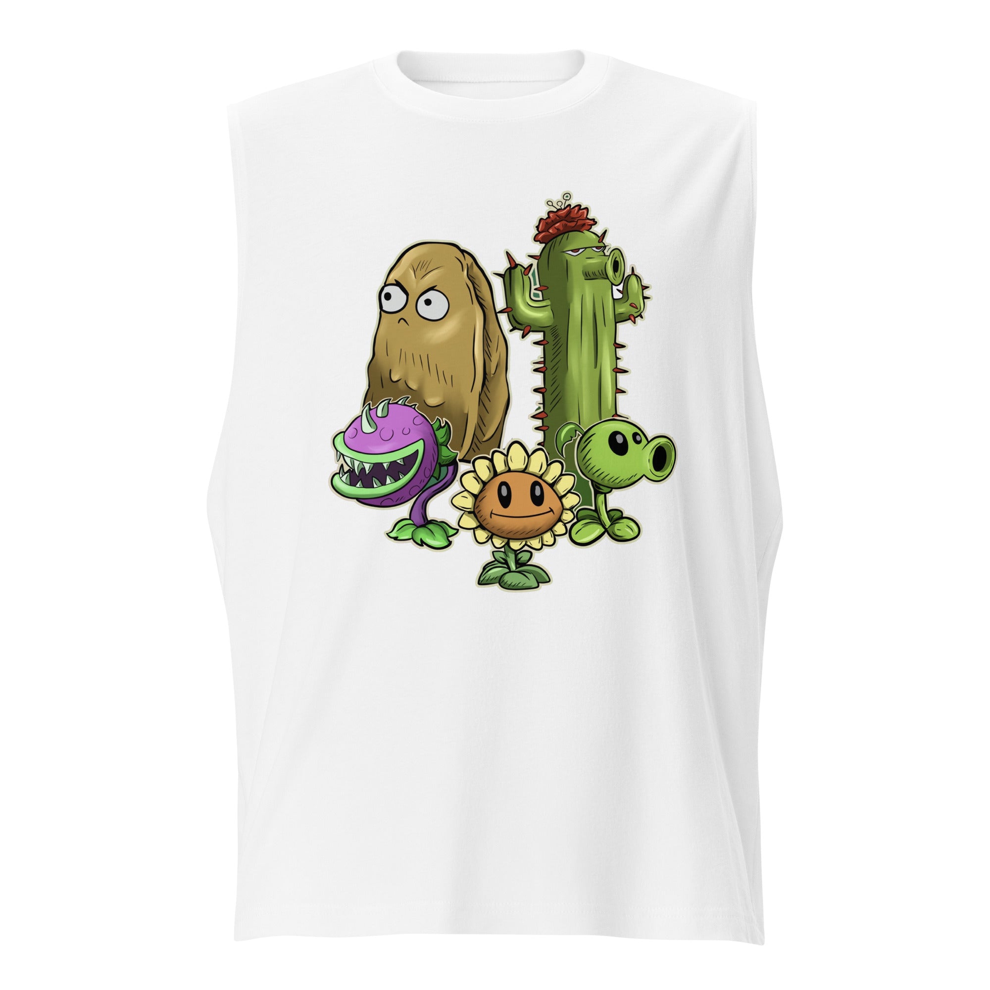 Camiseta sin mangas Plantas Contra Zombies, en la mejor tienda online para comprar tus artículos favoritos, la mejor Calidad, compra en Algoritmo! 