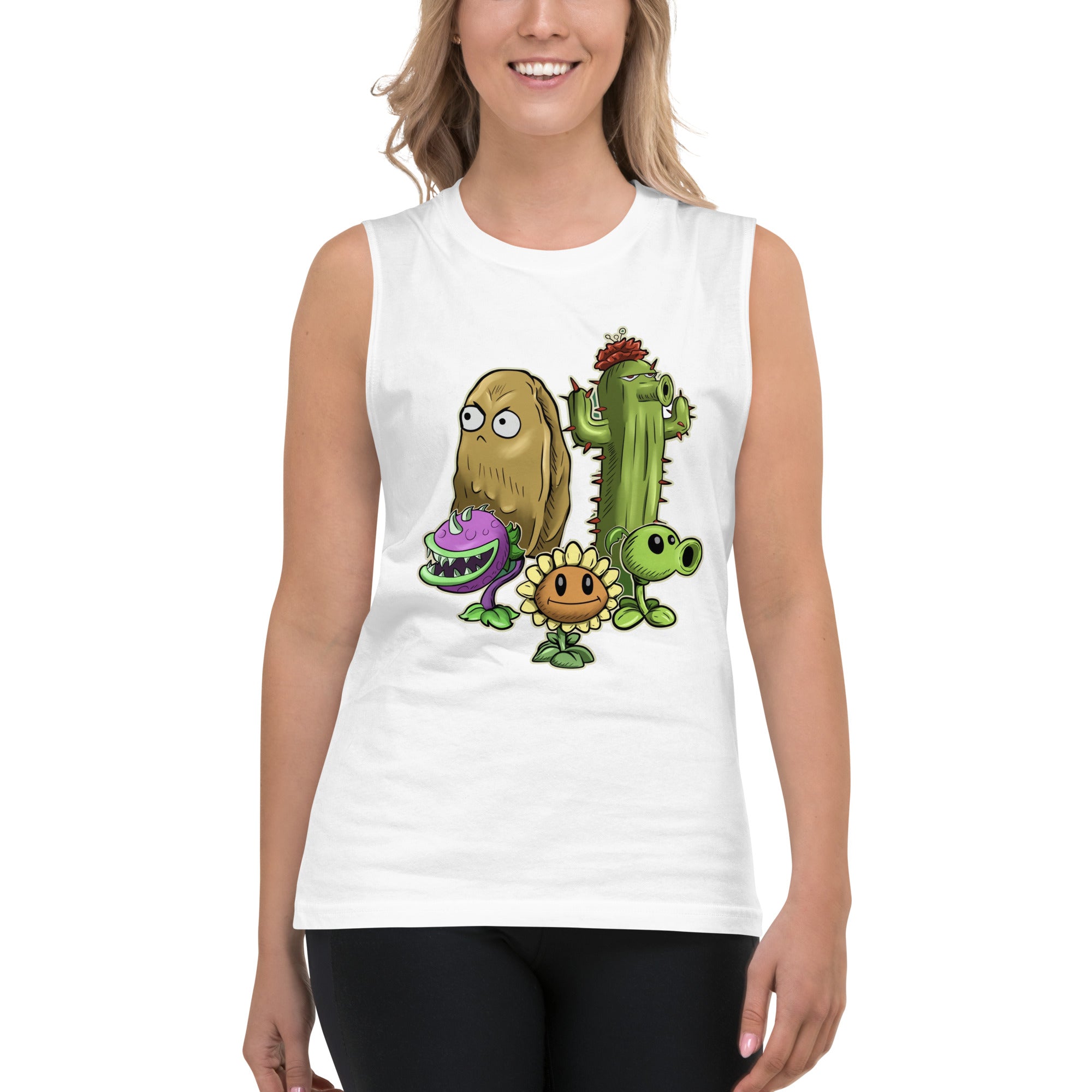 Camiseta sin mangas Plantas Contra Zombies, en la mejor tienda online para comprar tus artículos favoritos, la mejor Calidad, compra en Algoritmo! 