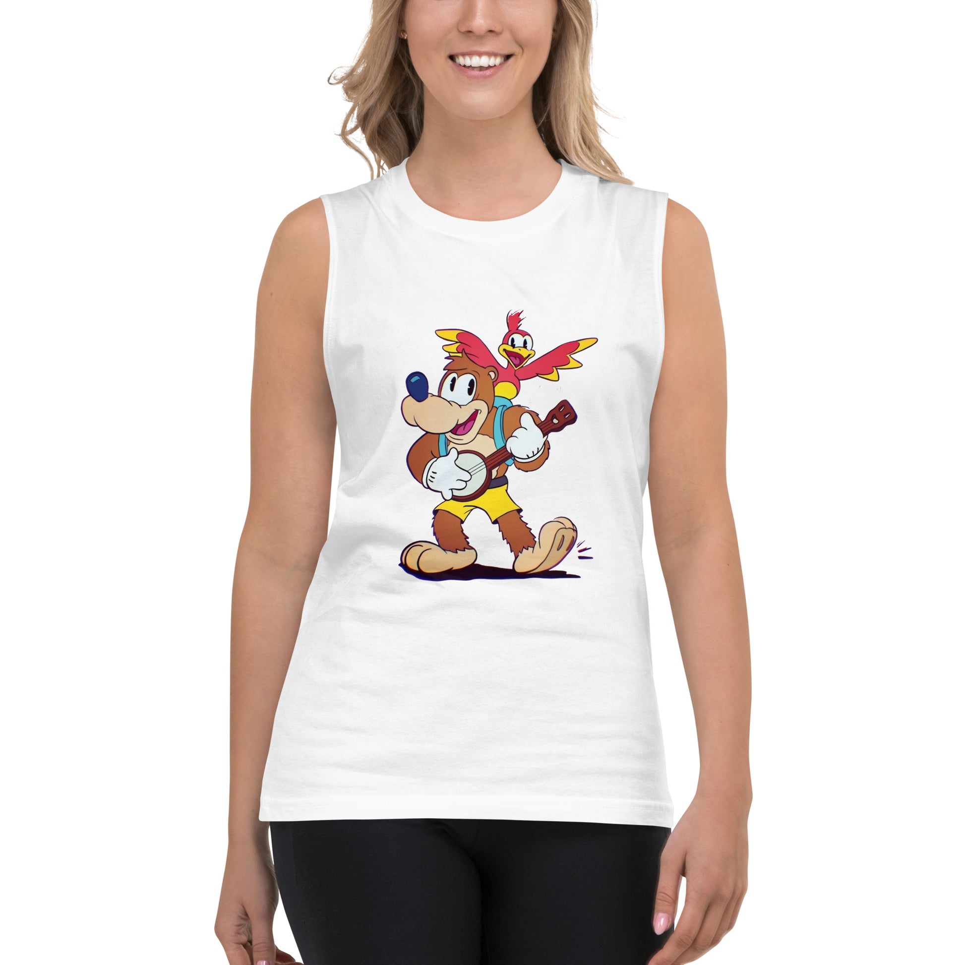 Camiseta sin mangas Banjo-Kazooie ,Disponible en la mejor tienda online para comprar tus artículos favoritos, la mejor Calidad, compra en Algoritmo! 