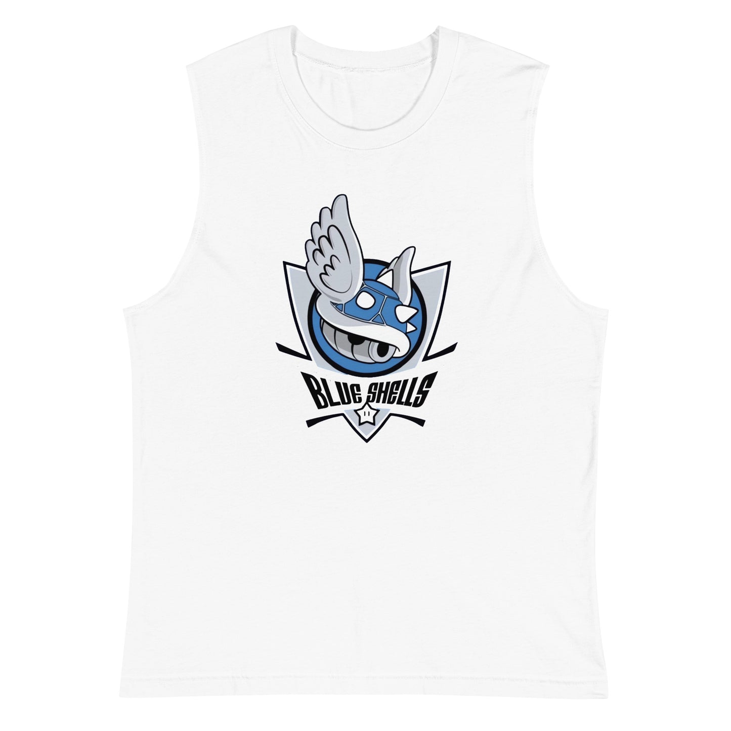 Camiseta sin mangas Blue Shells, Disponible en la mejor tienda online para comprar tus artículos favoritos, la mejor Calidad, compra en Algoritmo! 