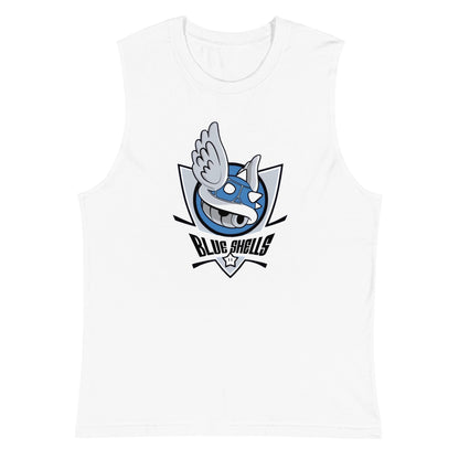 Camiseta sin mangas Blue Shells, Disponible en la mejor tienda online para comprar tus artículos favoritos, la mejor Calidad, compra en Algoritmo! 