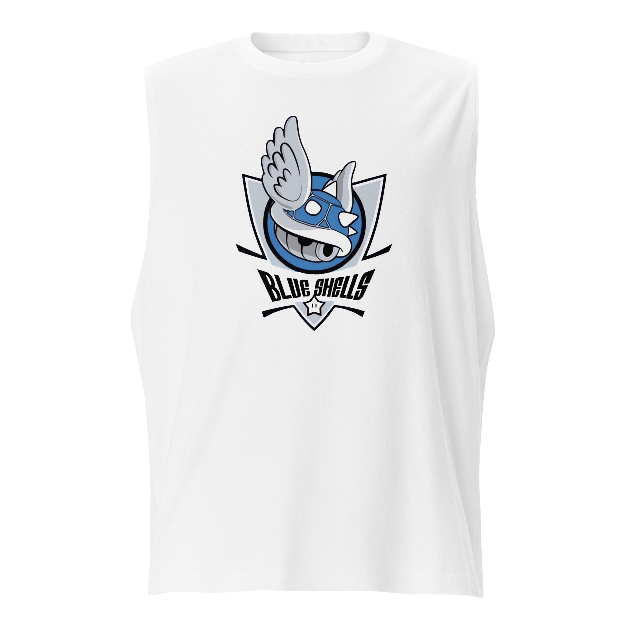 Camiseta sin mangas Blue Shells, Disponible en la mejor tienda online para comprar tus artículos favoritos, la mejor Calidad, compra en Algoritmo! 