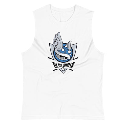 Camiseta sin mangas Blue Shells, Disponible en la mejor tienda online para comprar tus artículos favoritos, la mejor Calidad, compra en Algoritmo! 