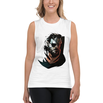 Camiseta sin mangas Solid Snake, Disponible en la mejor tienda online para comprar tus artículos favoritos, la mejor Calidad, compra en Algoritmo! 