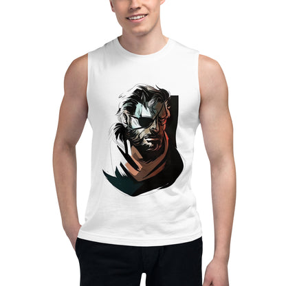 Camiseta sin mangas Solid Snake, Disponible en la mejor tienda online para comprar tus artículos favoritos, la mejor Calidad, compra en Algoritmo! 