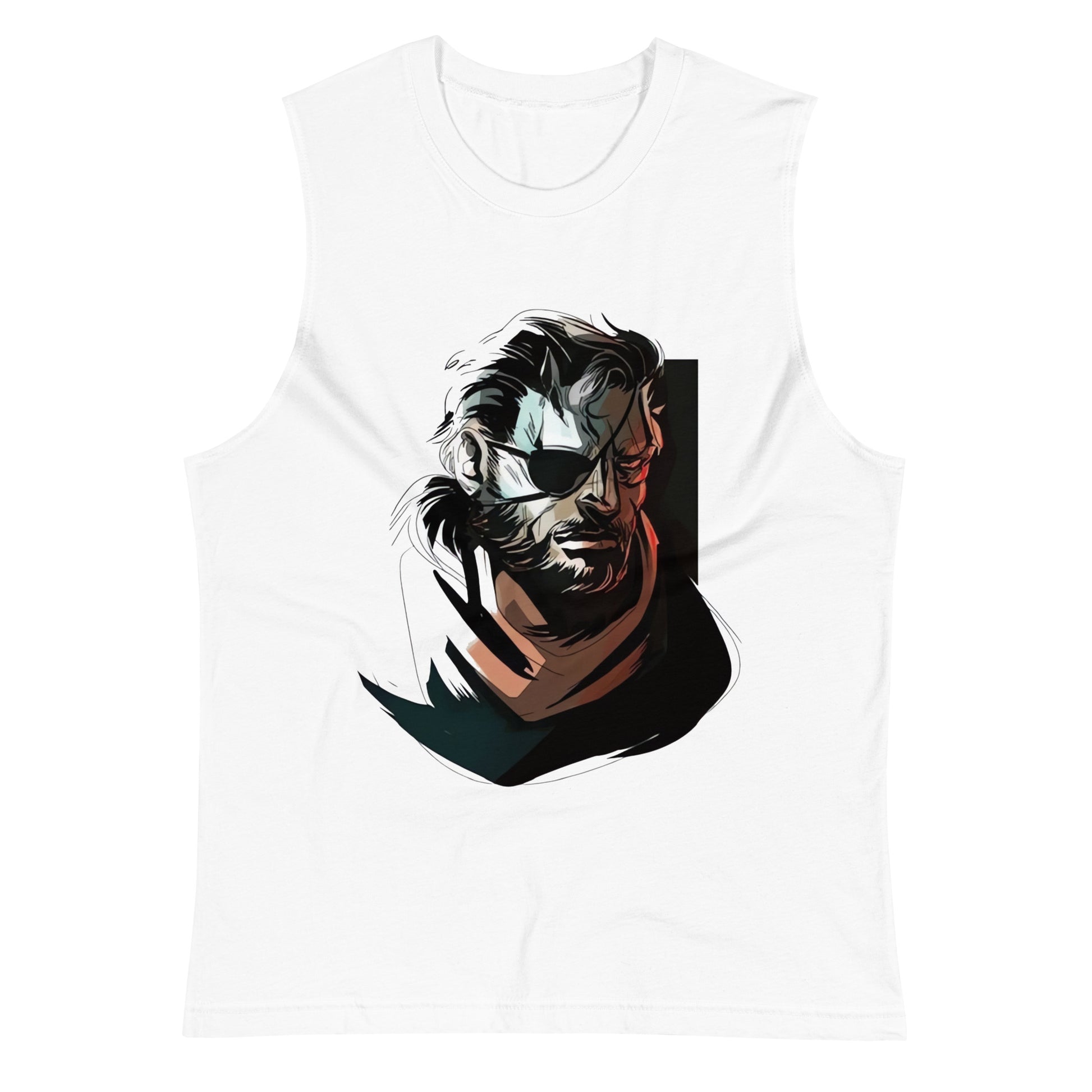 Camiseta sin mangas Solid Snake, Disponible en la mejor tienda online para comprar tus artículos favoritos, la mejor Calidad, compra en Algoritmo! 