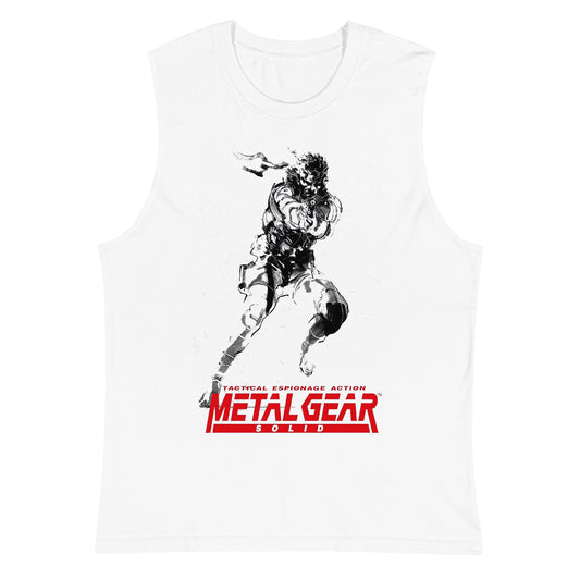 Camiseta sin mangas Metal Gear Solid, en la mejor tienda online para comprar tus artículos favoritos, la mejor Calidad, compra en Algoritmo!