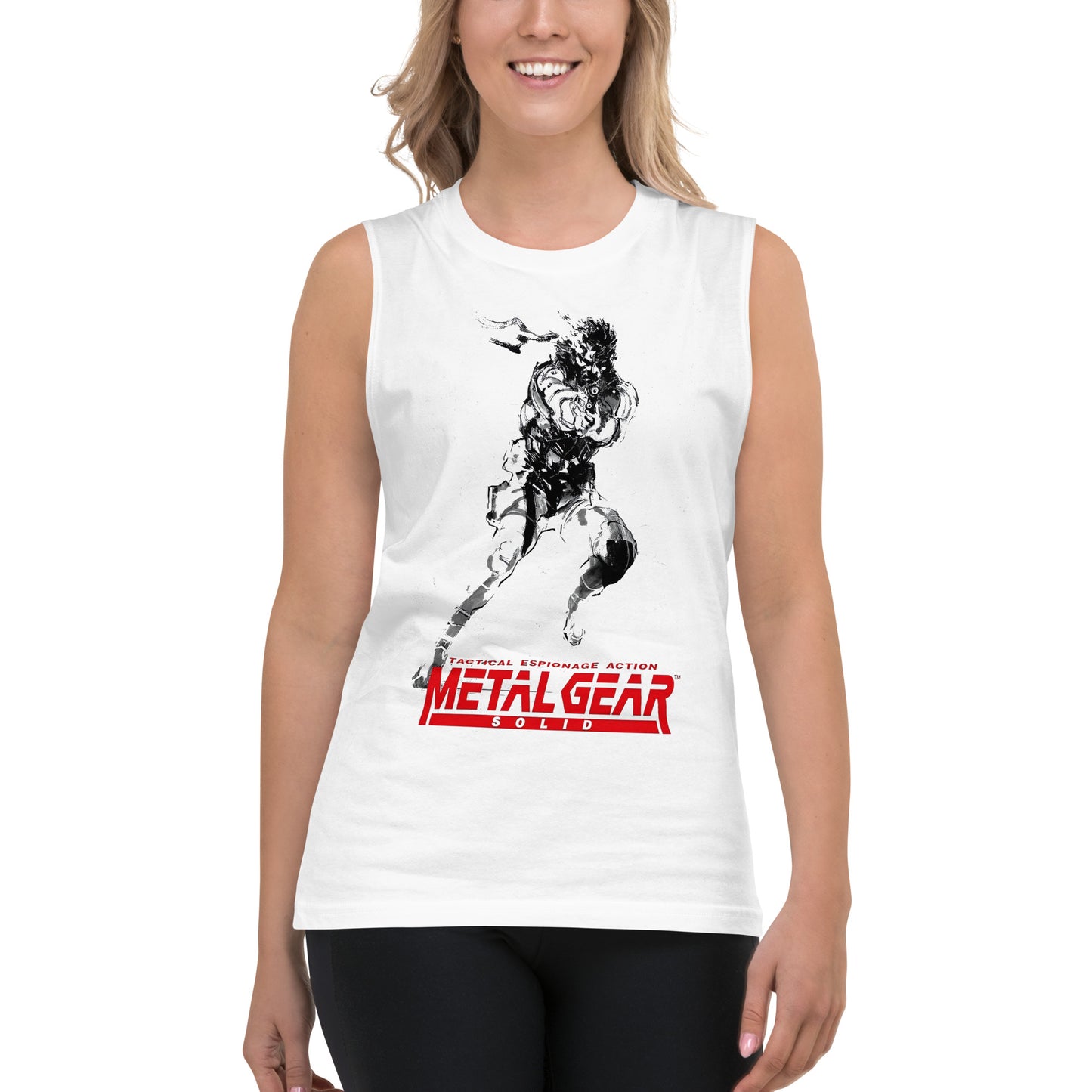 Camiseta sin mangas Metal Gear Solid, en la mejor tienda online para comprar tus artículos favoritos, la mejor Calidad, compra en Algoritmo!