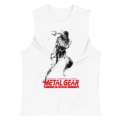 Camiseta sin mangas Metal Gear Solid, en la mejor tienda online para comprar tus artículos favoritos, la mejor Calidad, compra en Algoritmo!