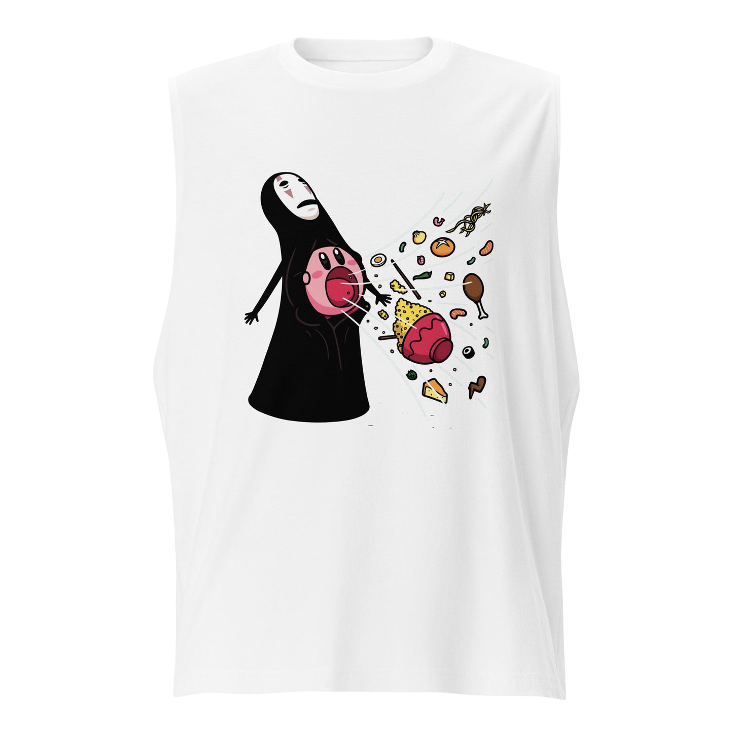 Camiseta sin mangas Kaonashi Kirby, Disponible en la mejor tienda online para comprar tus artículos favoritos, la mejor Calidad, compra en Algoritmo! 