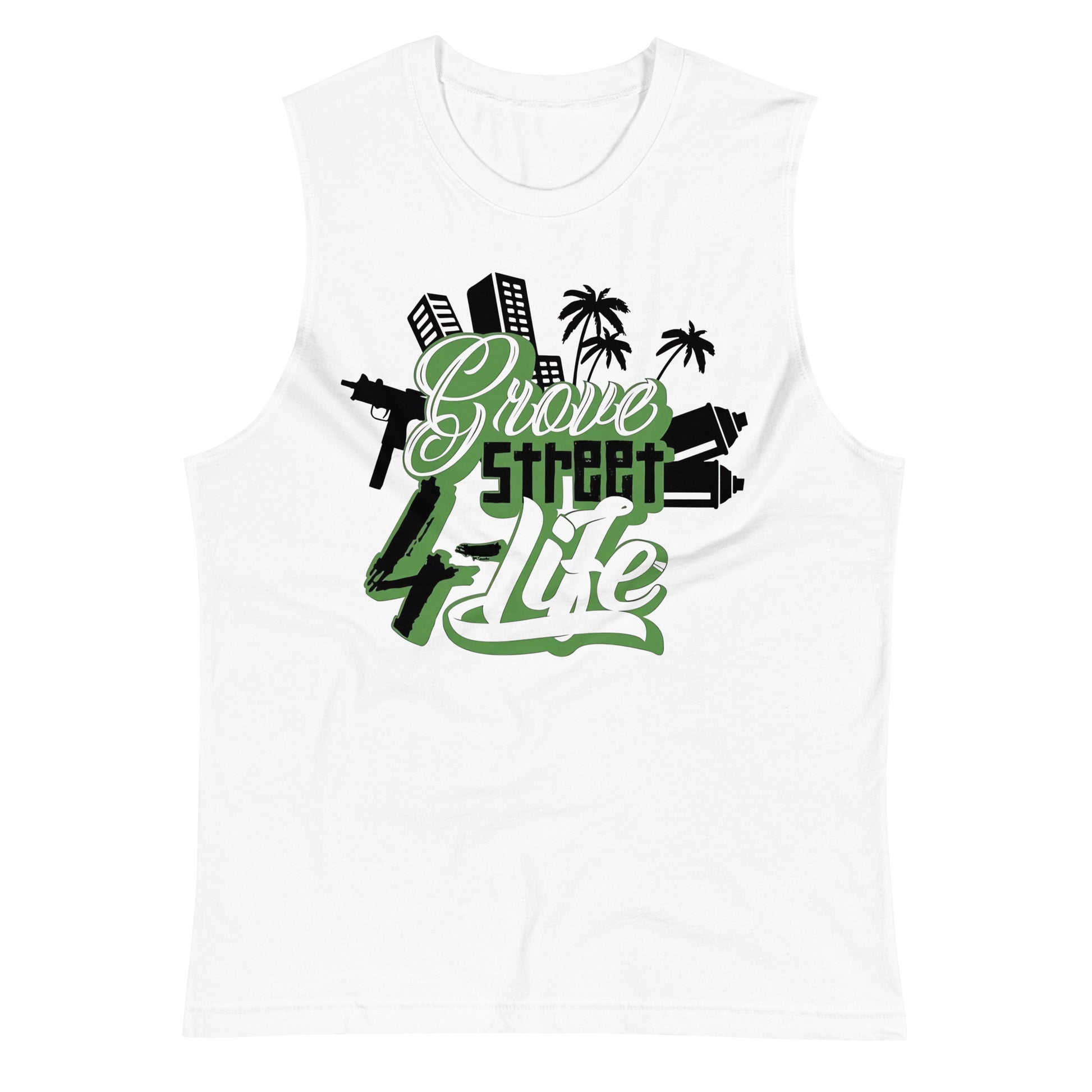 Camiseta sin mangas Groove Street Life, Disponible en la tienda online para comprar tus artículos favoritos, la mejor Calidad, compra en Algoritmo! 