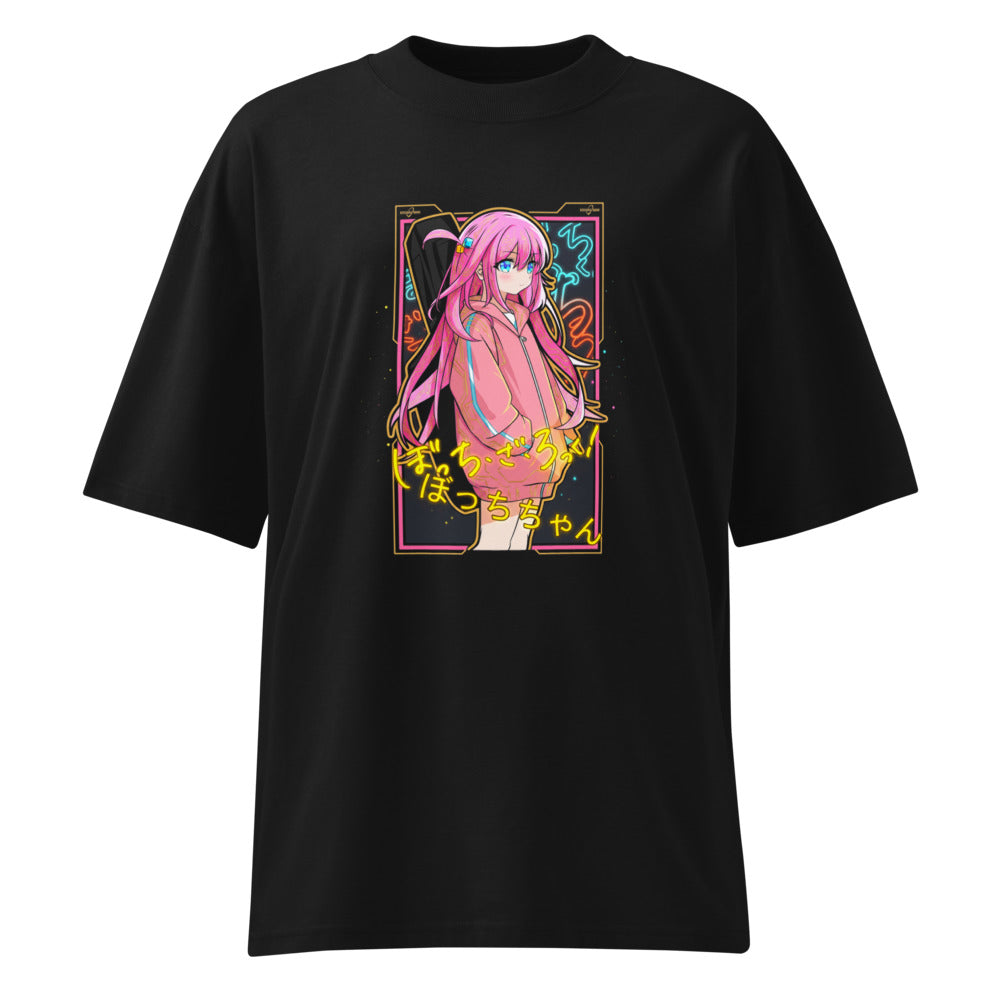 Oversize Bocchi The Rock Sad Hoodie Anime - Frente fantasma