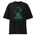 Oversize Zelda Link Silhouette Green Glow - Frente fantasma