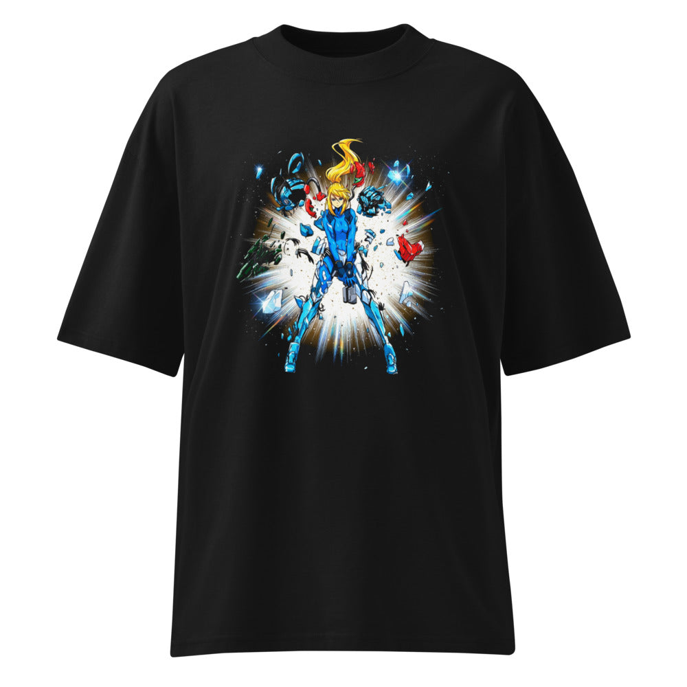 Oversize Zero Suit Shatter Metroid - Frente fantasma