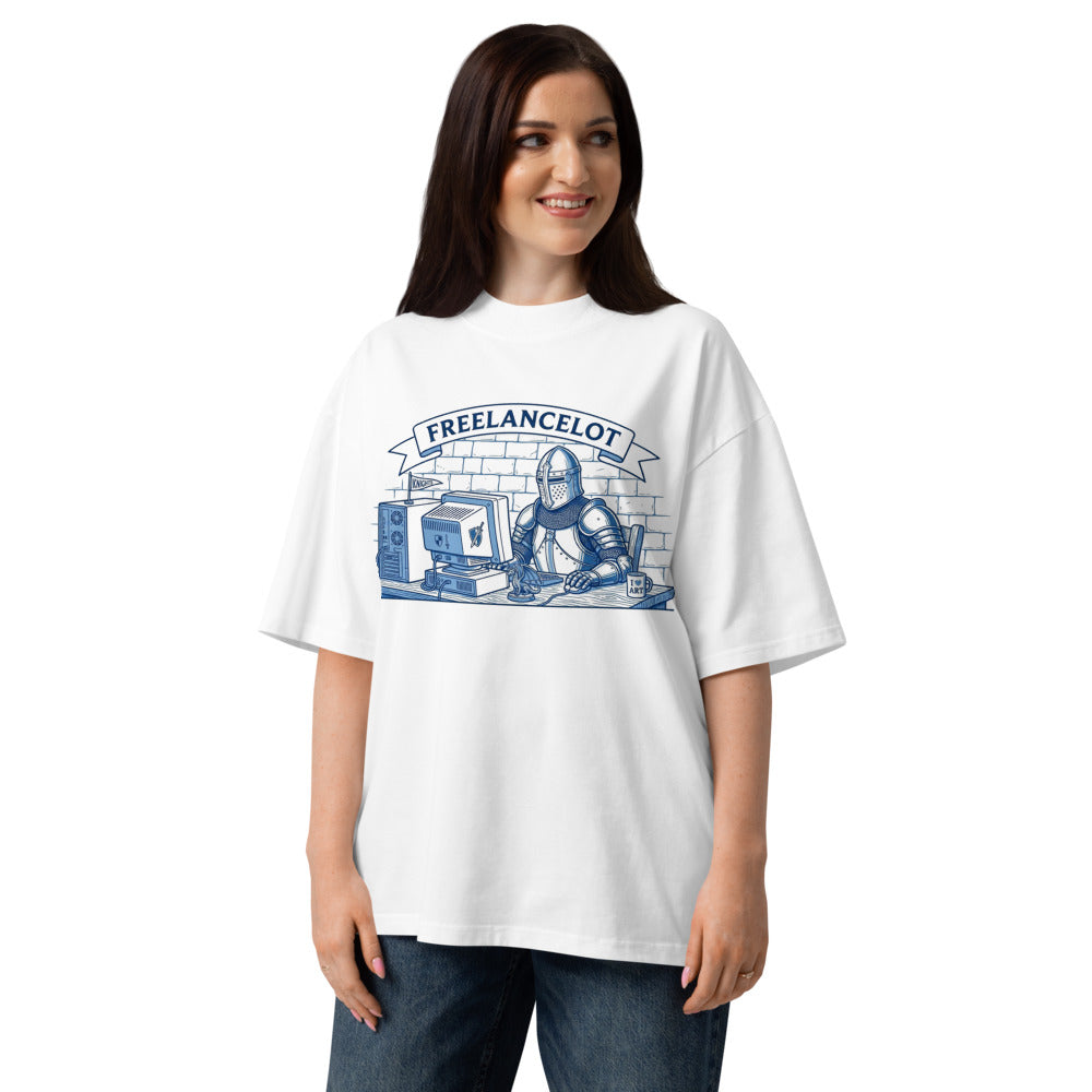 Oversize Freelancelot Knight Computer Pun - Modelo femenina