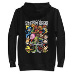 Front view — Super Smash Bros hoodie Nintendo fighting