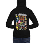 Back view — Super Smash Bros hoodie unisex