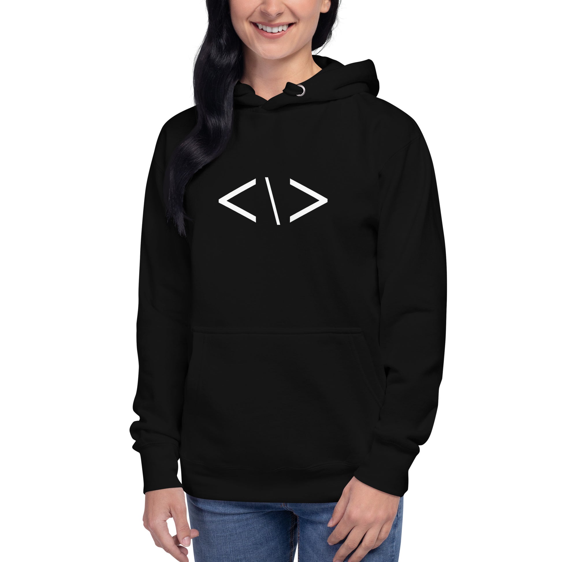 Hoodie <\>, Disponible en la mejor tienda online para comprar tu merch favorita, la mejor Calidad, compra Ahora en Algoritmo! 