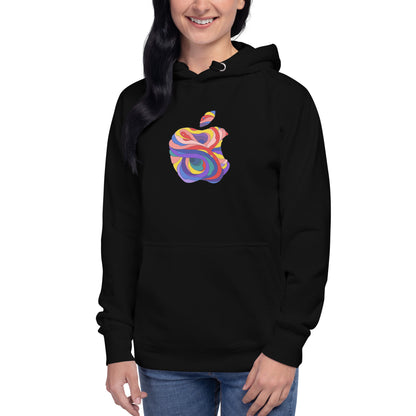 Hoodie Apple Psicodelich, Disponible en la mejor tienda online para comprar tu merch favorita, la mejor Calidad, compra Ahora en Algoritmo! 