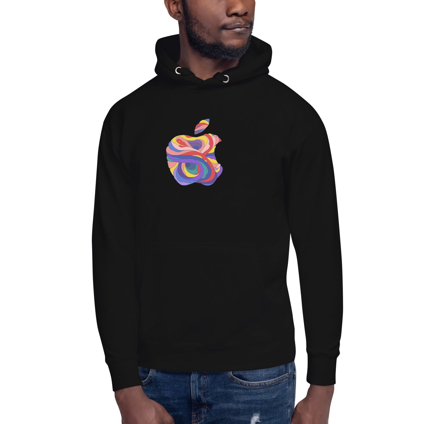 Hoodie Apple Psicodelich, Disponible en la mejor tienda online para comprar tu merch favorita, la mejor Calidad, compra Ahora en Algoritmo! 