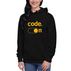 Code On — vista trasera